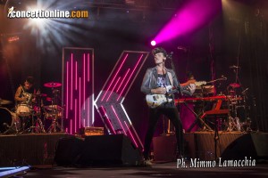 The Kolors in concert inAsiago to promote their successful album Out.